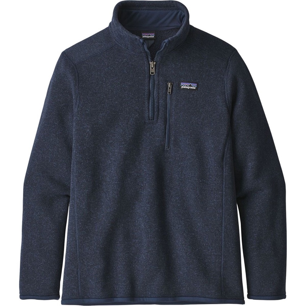 Kids Quarter Zip Navy Patagonia Pullover